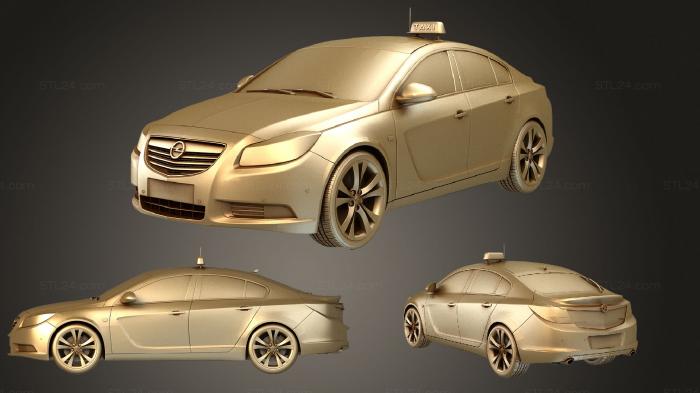 Vehicles (Opel Insignia Taxi, CARS_2919) 3D models for cnc